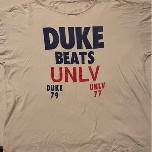 Duke Beats UNLV Graphic T-Shirt
(Vintage)